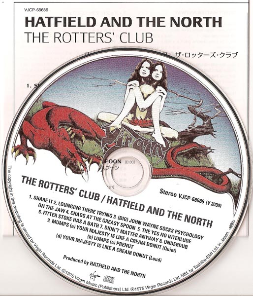 , Hatfield + The North - The Rotter's Club